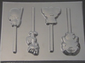 549sp Hawaiian Surfer Girl Chocolate Candy Lollipop Mold